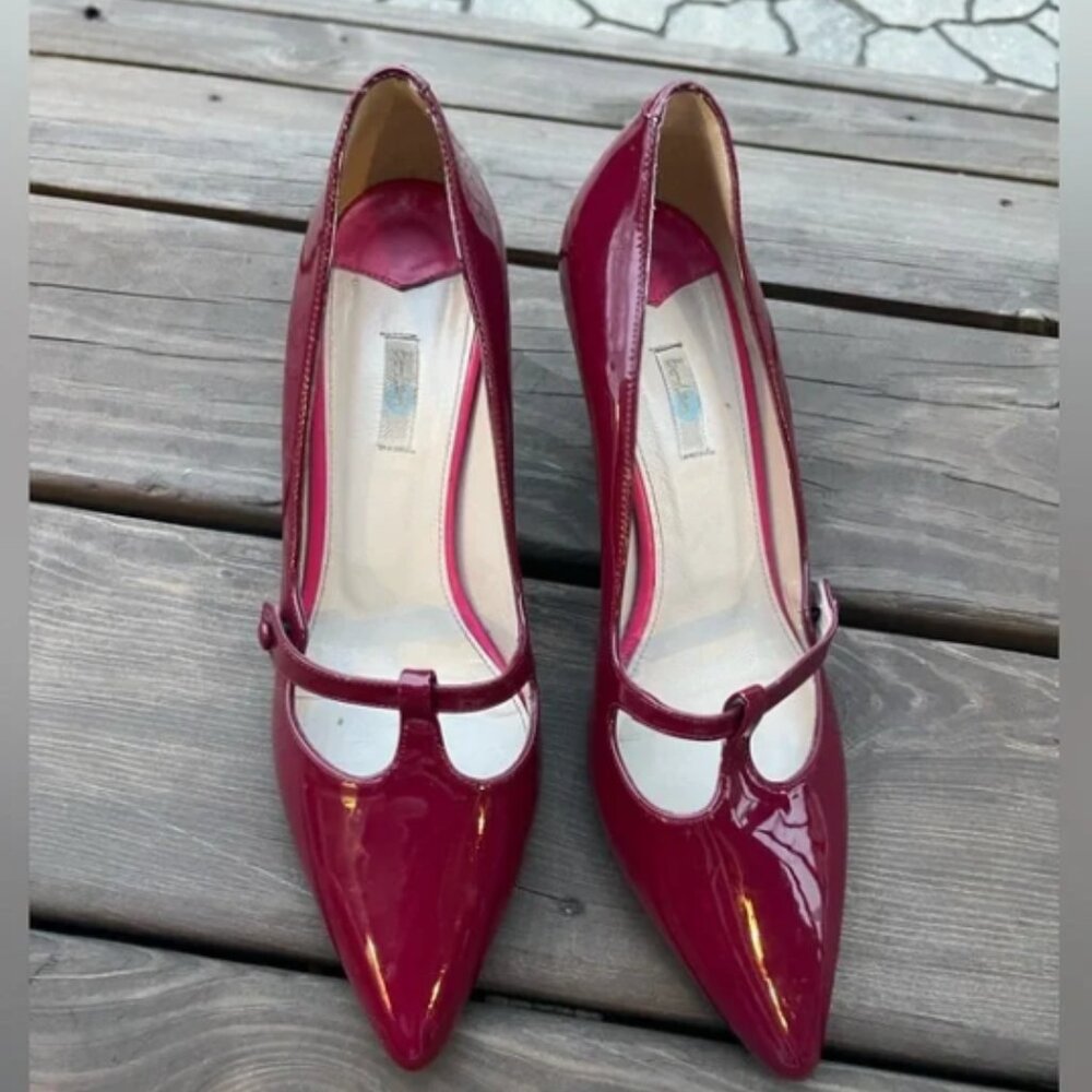 Leather Mary Jane Heels